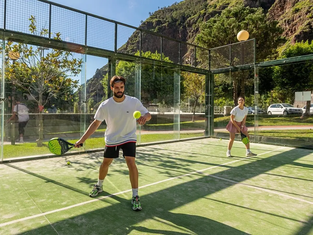 Playing padel in Spain